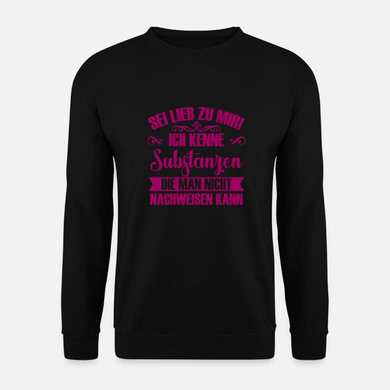 Substanzen Apotheke Geschenk Apotheker - Unisex Pullover - Schwarz