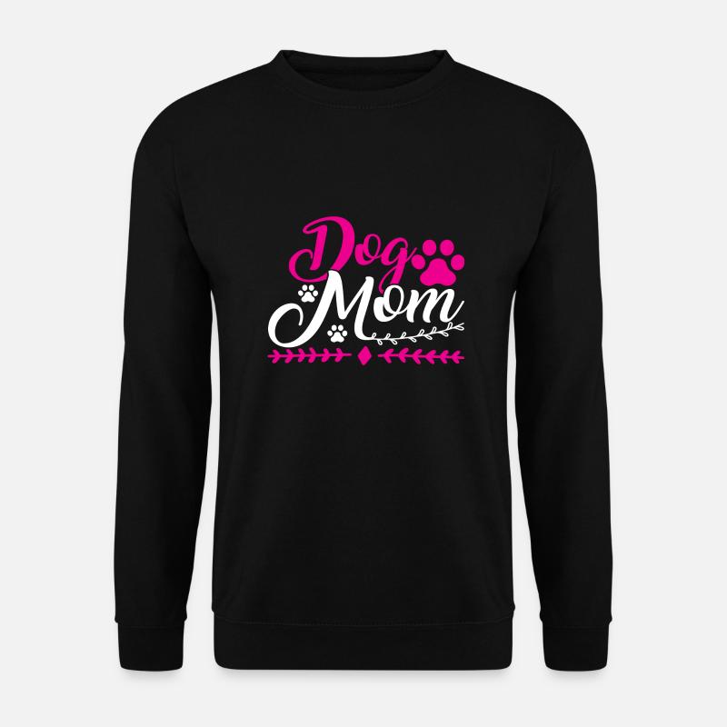 Dog Mom - Unisex Pullover - Schwarz