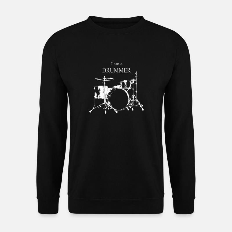 I am a Drummer - Unisex Pullover - Schwarz