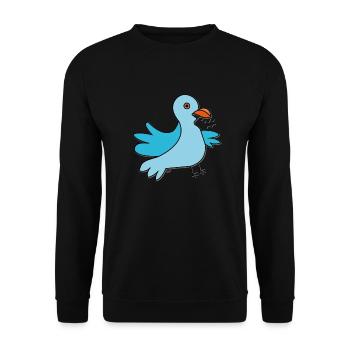 Dove - Unisex Sweatshirt - black - Front - Alina (178cm) & Michal (187cm)