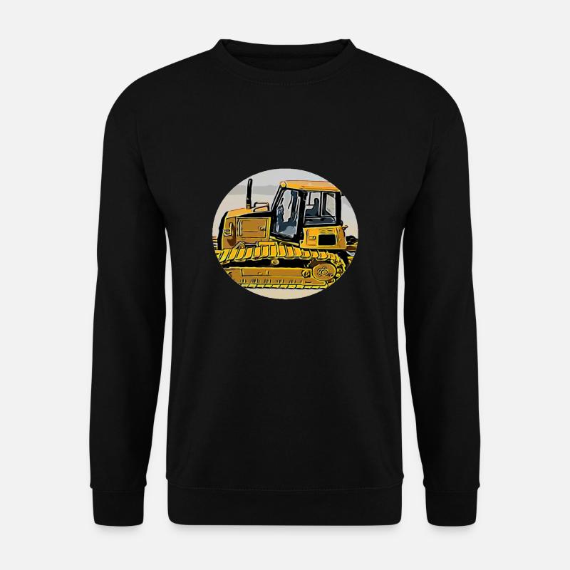 Planierraupe - Unisex Pullover - Schwarz