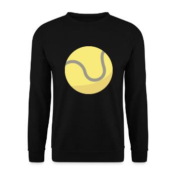 Tennis Ball - Sweat-shirt Unisexe - noir - Devant - Alina (178cm) & Michal (187cm)