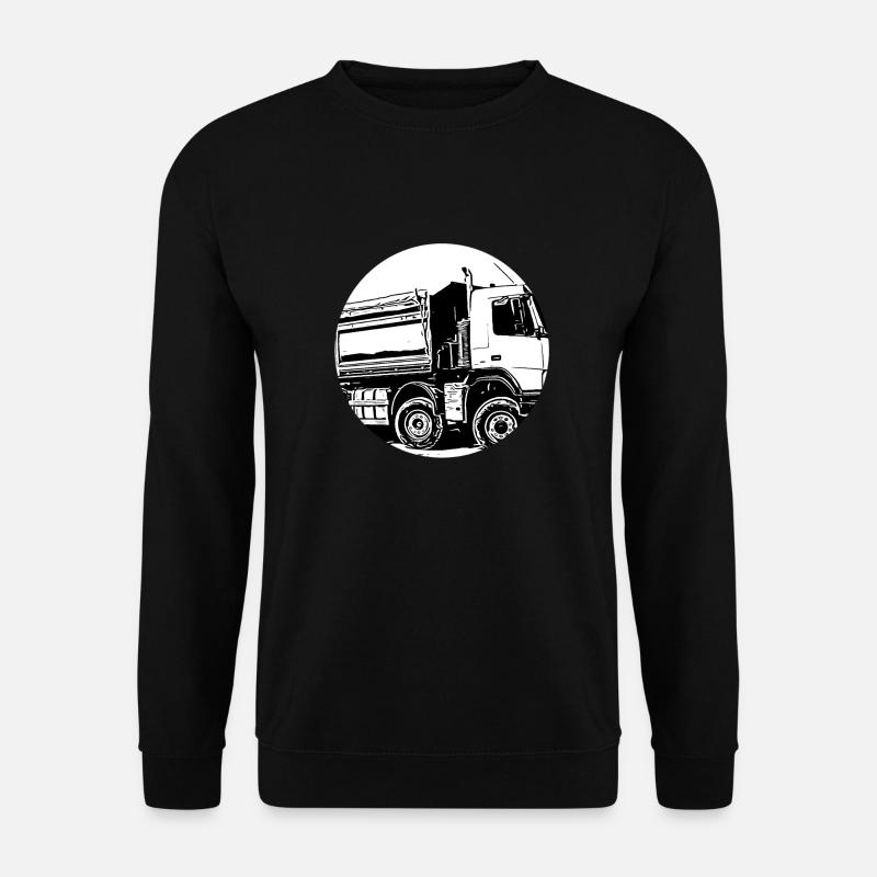 Lastwagen - Unisex Pullover - Schwarz