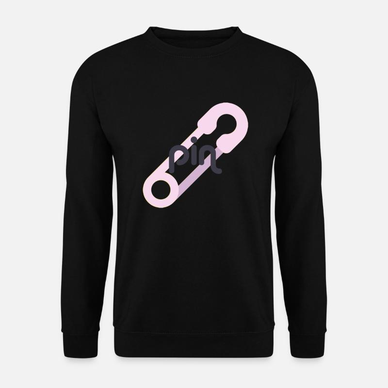 Pin - Unisex Pullover - Schwarz