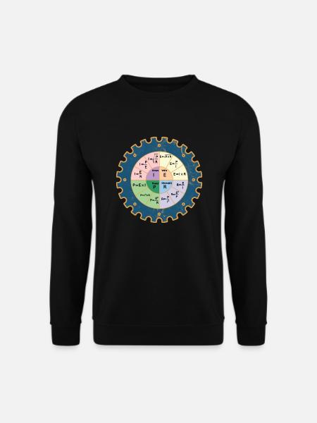 Elektro-Bekleidung Ohms Law Shirt - Ohm - Unisex Pullover - Schwarz