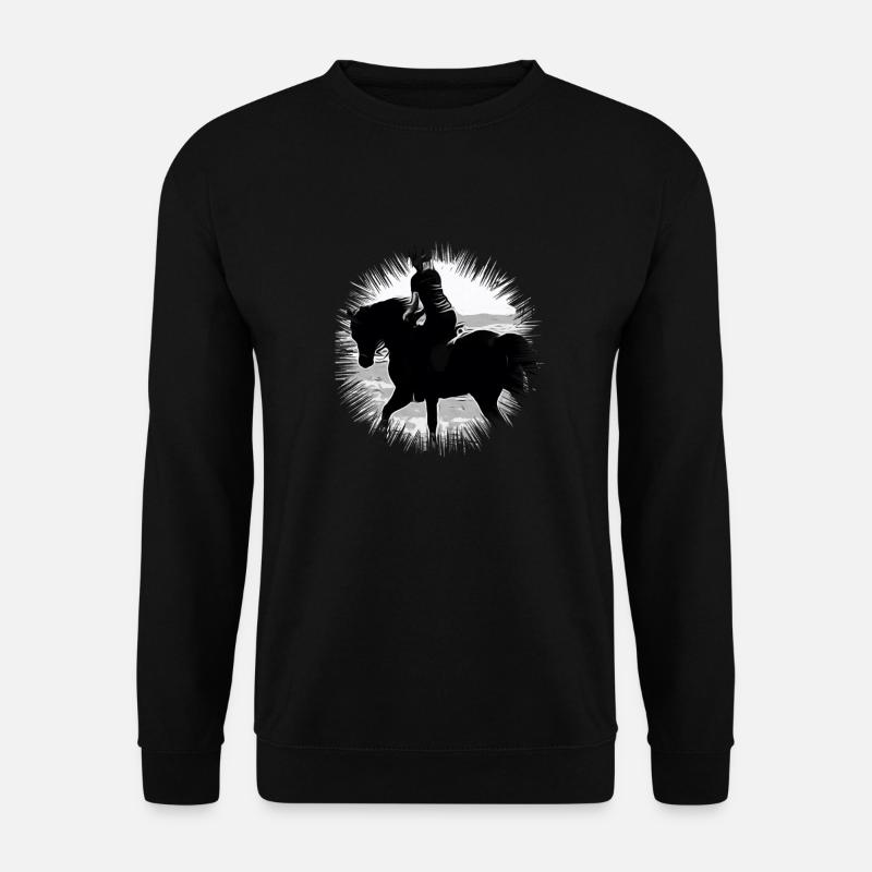 Reiten - Unisex Pullover - Schwarz