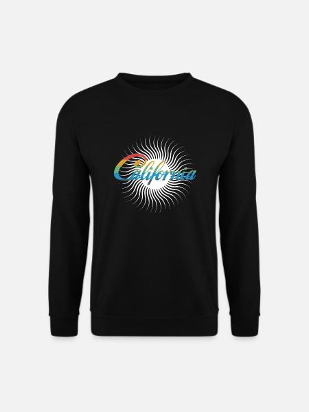 Soleil de californie | Sun of California - Sweat-shirt Unisexe - noir