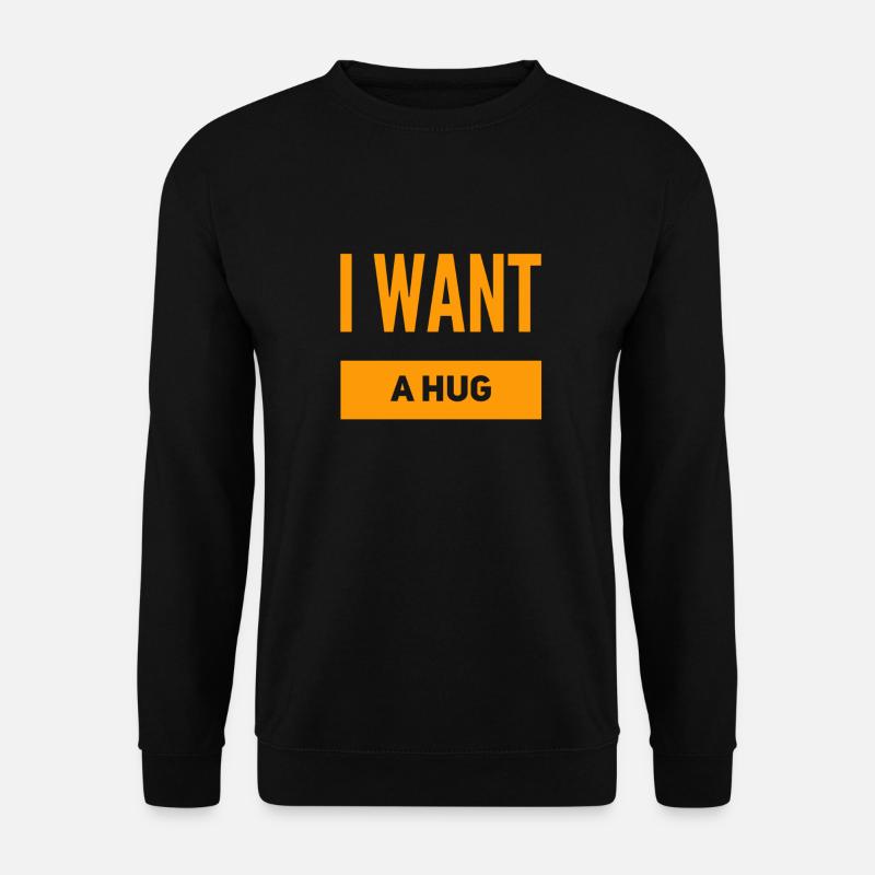 let's cuddle - Unisex Sweatshirt - black
