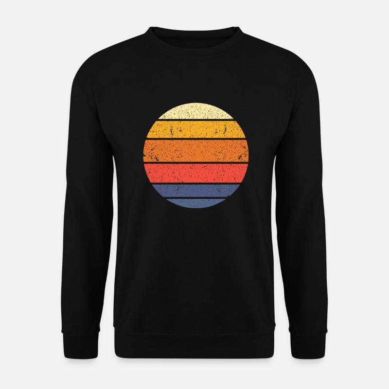 Circle vintage cool - Sweat-shirt Unisexe - noir
