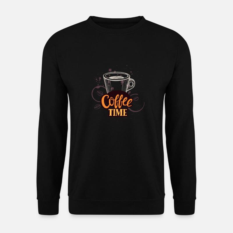 coffee time - Unisex Sweatshirt - black