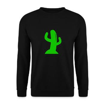 cactus - Sweat-shirt Unisexe - noir - Devant - Alina (178cm) & Michal (187cm)