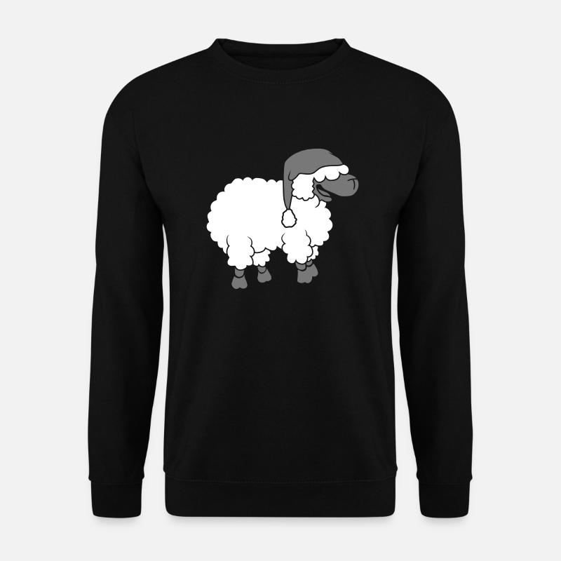 Witziges Schlaf Schaf - Unisex Pullover - Schwarz