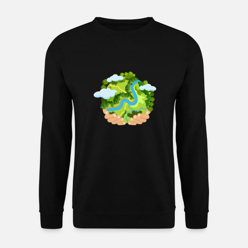 Save the planet Earth Day - Unisex Sweatshirt - black