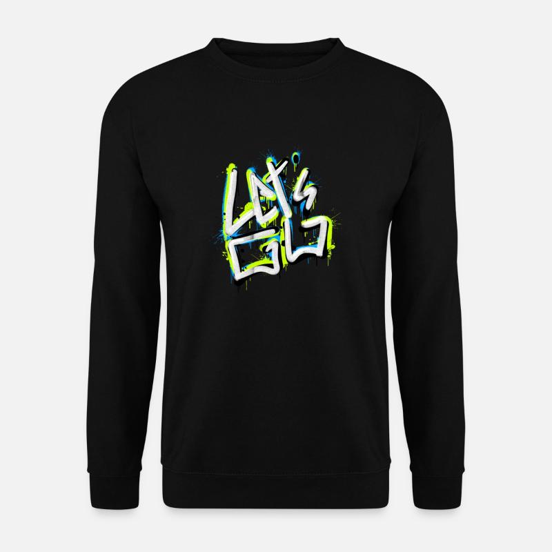lets go V3. - Unisex Pullover - Schwarz