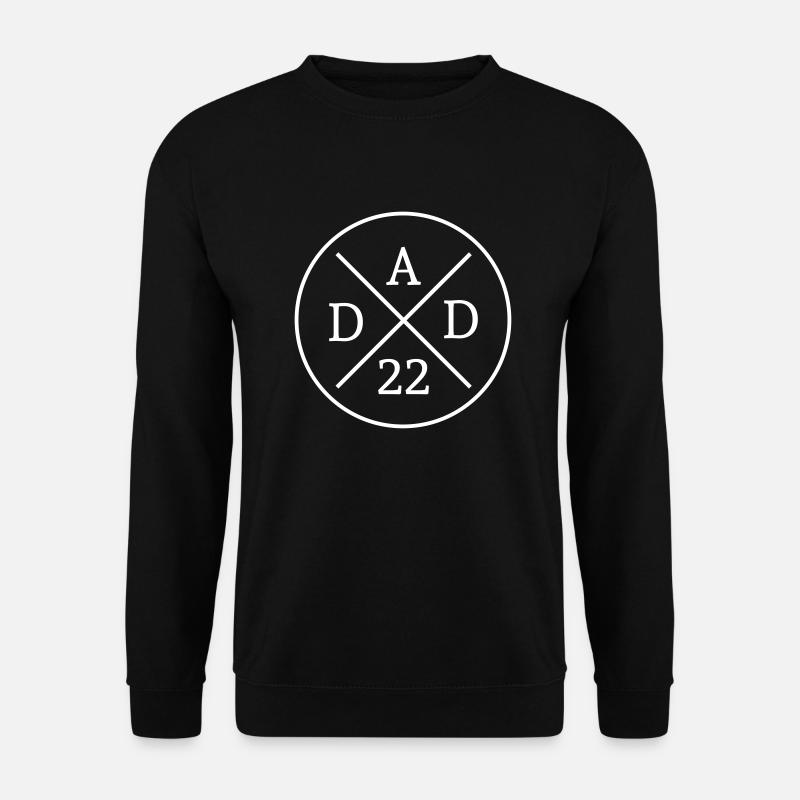 Dad 22 Kreis - Farbwechsel - Unisex Pullover - Schwarz