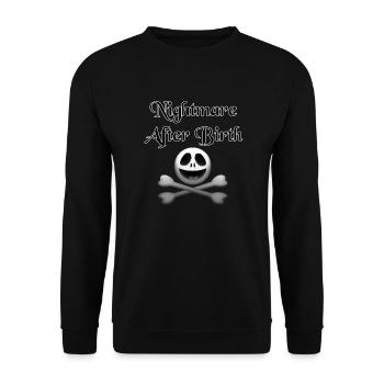 Nightmare After Birth - Unisex Sweatshirt - black - Front - Alina (178cm) & Michal (187cm)