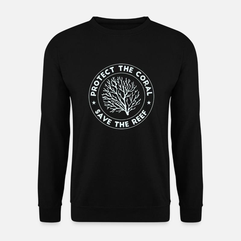 Protéger le corail Cadeau Save the Reef - Sweat-shirt Unisexe - noir