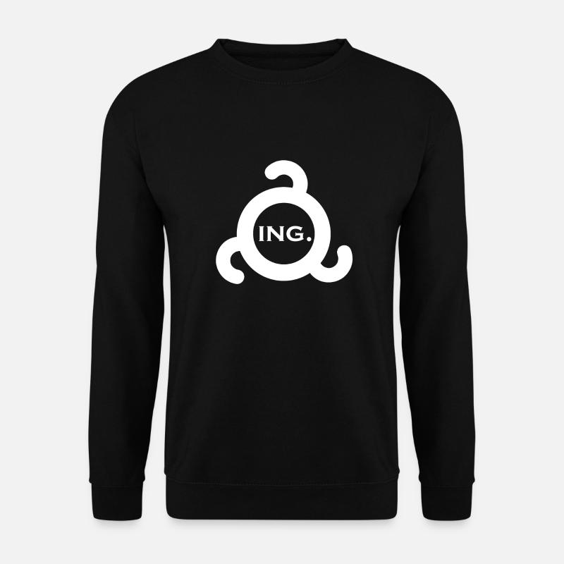 ing. Ingush white - Unisex Pullover - Schwarz