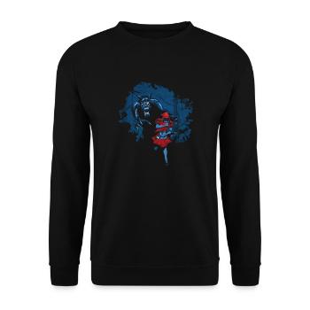 Little Red Riding Hood - Unisex Sweatshirt - black - Front - Alina (178cm) & Michal (187cm)