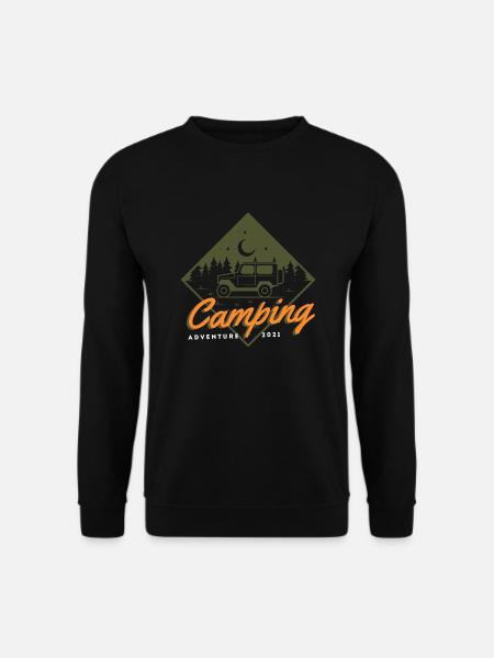 Camping Adventure 2021 - Unisex Sweatshirt - black