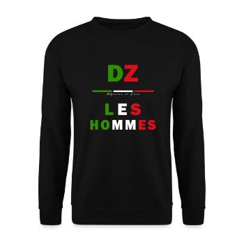 Algerie les hommes - Sweat-shirt Unisexe - noir - Devant - Alina (178cm) & Michal (187cm)