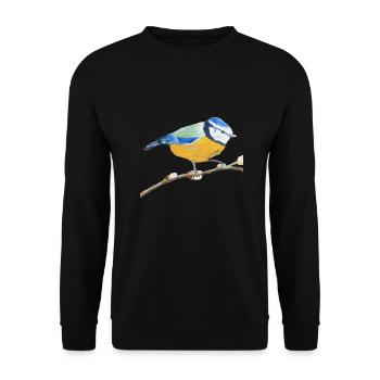 Die Meise - Unisex Pullover - Schwarz - Vorne - Alina (178cm) & Michal (187cm)