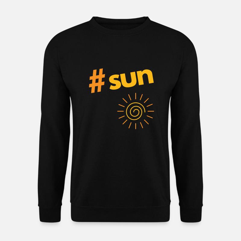 Sonne - Unisex Pullover - Schwarz