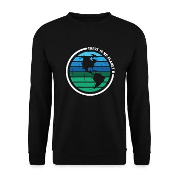 there is no planet b - Sweat-shirt Unisexe - noir - Devant - Alina (178cm) & Michal (187cm)