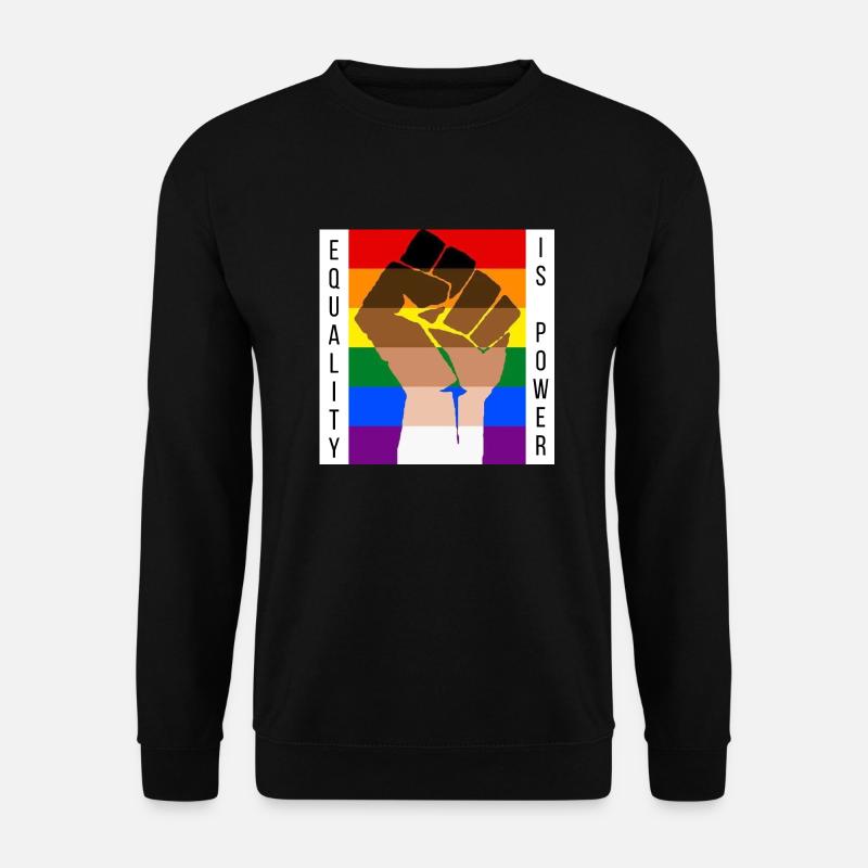 Gleichstellung LGBT BLM - Unisex Pullover - Schwarz