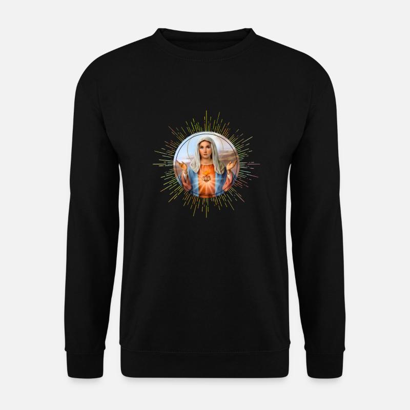 Maria Madonna - Unisex Pullover - Schwarz