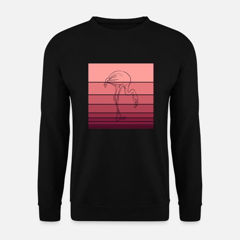 Flamingo - Unisex Pullover - Schwarz