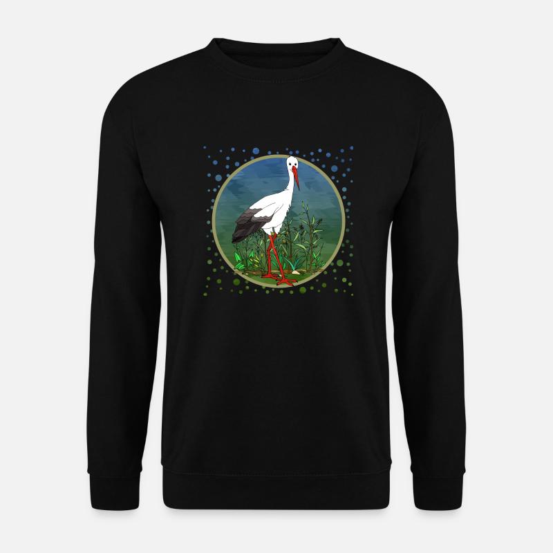 Storch - Unisex Pullover - Schwarz