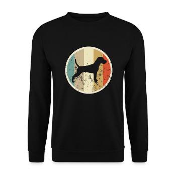Parson Russell Terrier - Unisex Pullover - Schwarz - Vorne - Alina (178cm) & Michal (187cm)