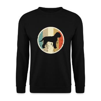 Lagotto Romagnolo - Unisex Pullover - Schwarz - Vorne - Alina (178cm) & Michal (187cm)