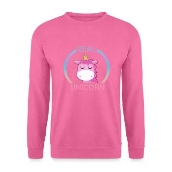 Real Unicorn - Unisex Pullover - Pink - Vorne