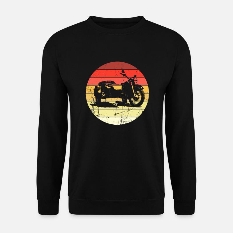 Motorradgespann R75 Beiwagen Wehrmachtsgespann - Unisex Pullover - Schwarz