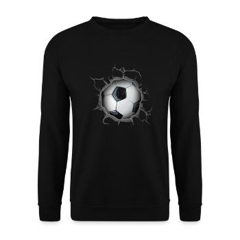 Football in the wall Footballers - Unisex Sweatshirt - black - Front - Alina (178cm) & Michal (187cm)