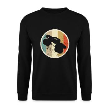 Monstertruck - Unisex Pullover - Schwarz - Vorne - Alina (178cm) & Michal (187cm)