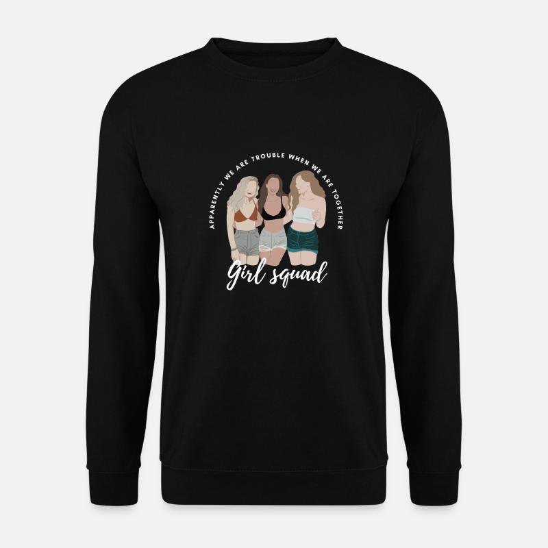 Three Best Friends - Unisex Sweatshirt - black