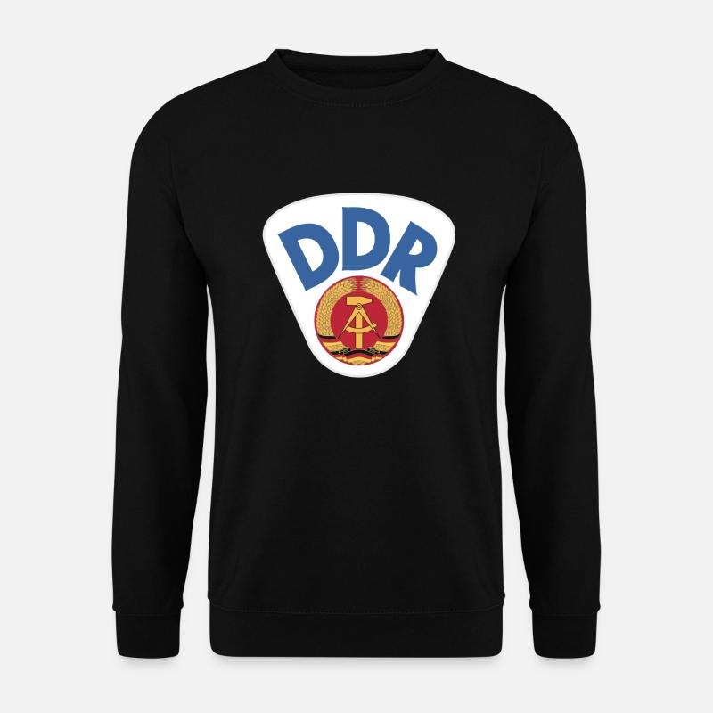Wappen der DDR Deutschen Demokratischen Republik - Unisex Pullover - Schwarz