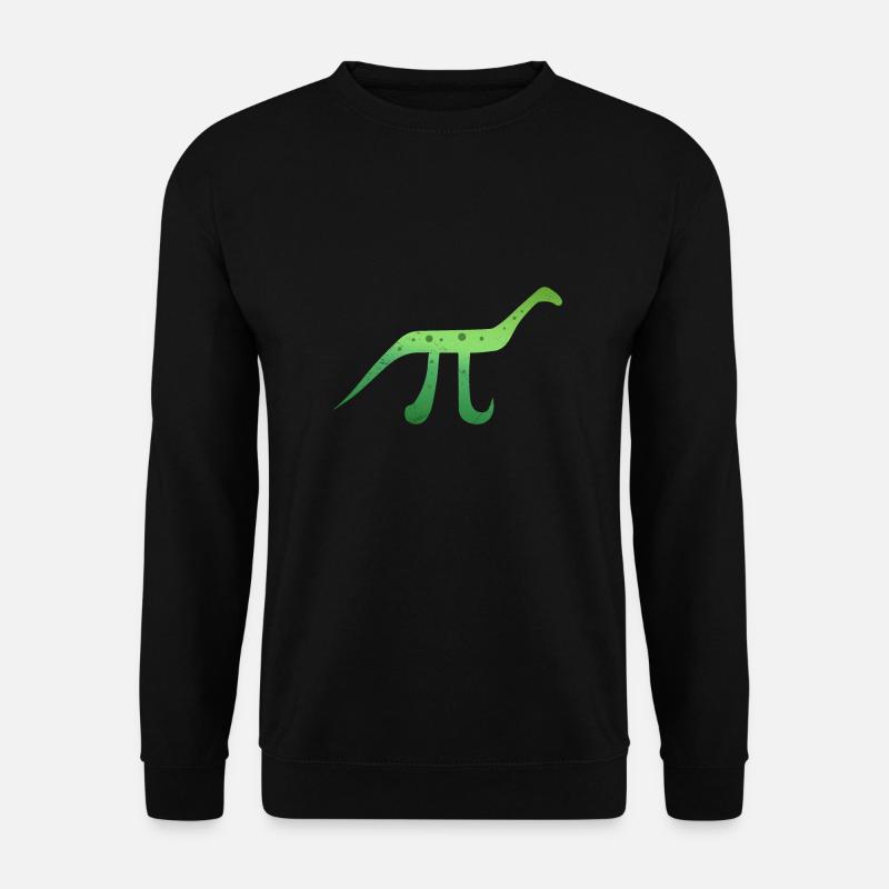 Mathe-Symbol Pinosaurus Pi Dinosaurier Geschenk - Unisex Pullover - Schwarz