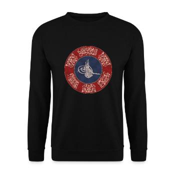 Osmanl Harp Topu - Unisex Pullover - Schwarz - Vorne - Alina (178cm) & Michal (187cm)