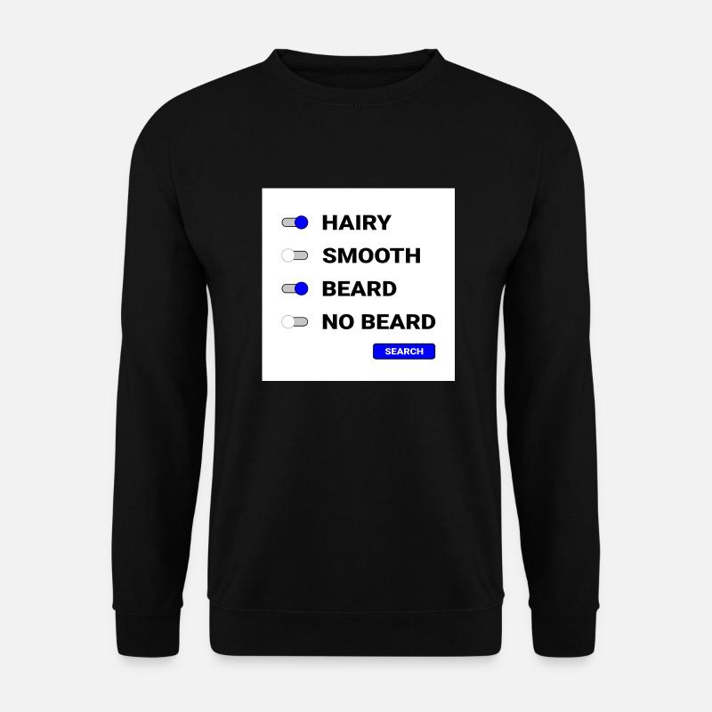 Gay Bear Dating App Preferences - Unisex Pullover - Schwarz