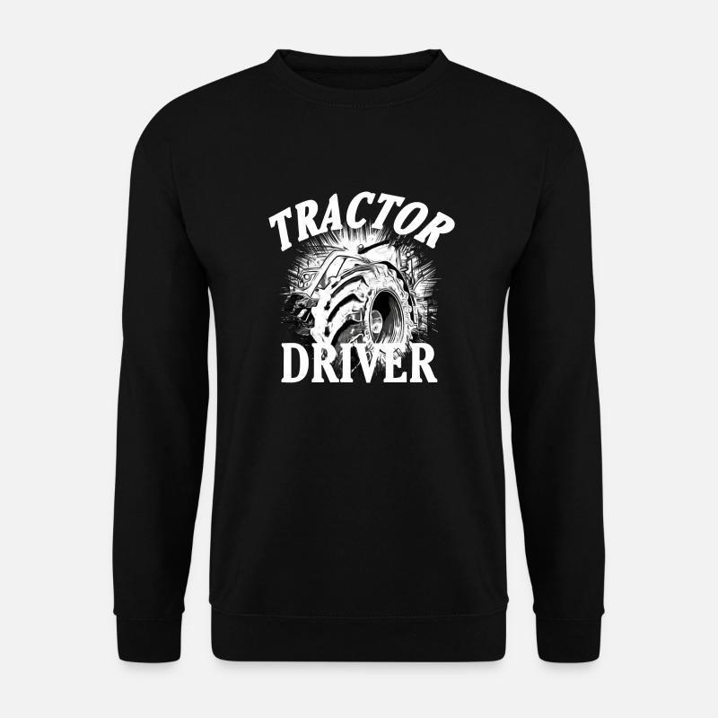 Tractor - Unisex Sweatshirt - black