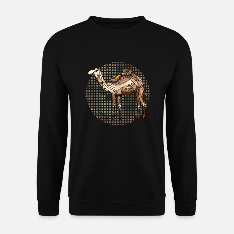 Kamel - Unisex Pullover - Schwarz
