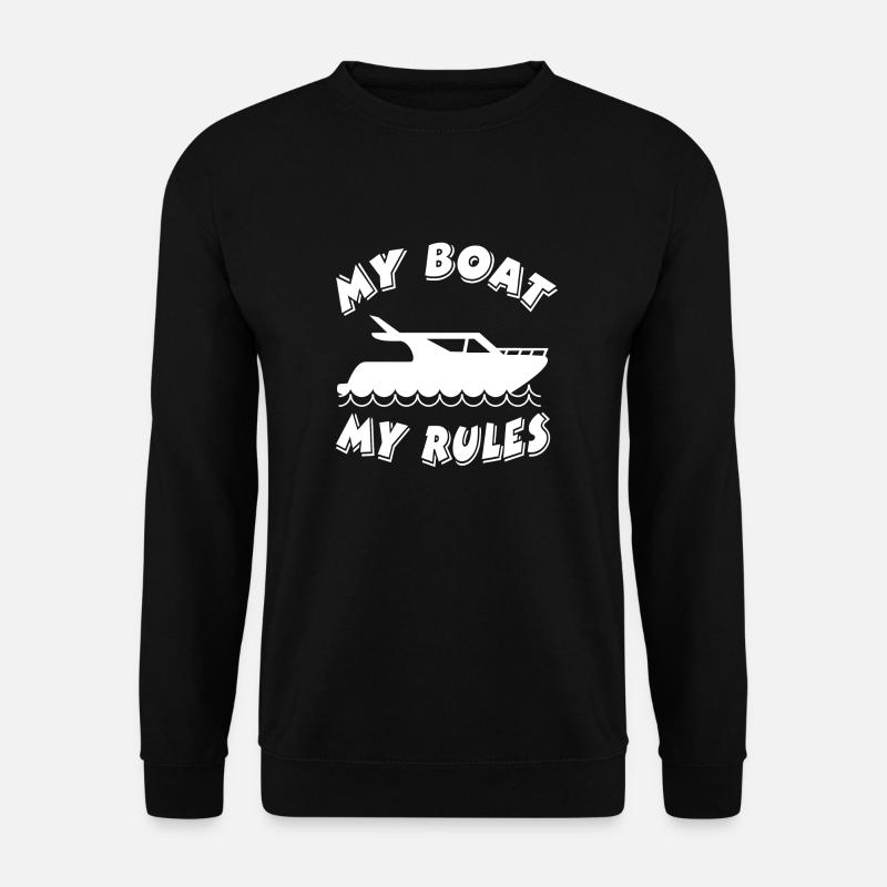 Motorboot - Unisex Pullover - Schwarz