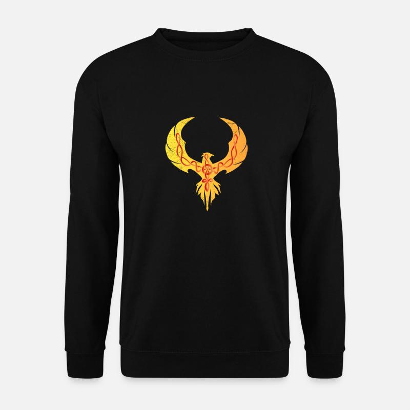 Keltisches Symbol Phönix Tattoo Celtic Knot Gift - Unisex Pullover - Schwarz