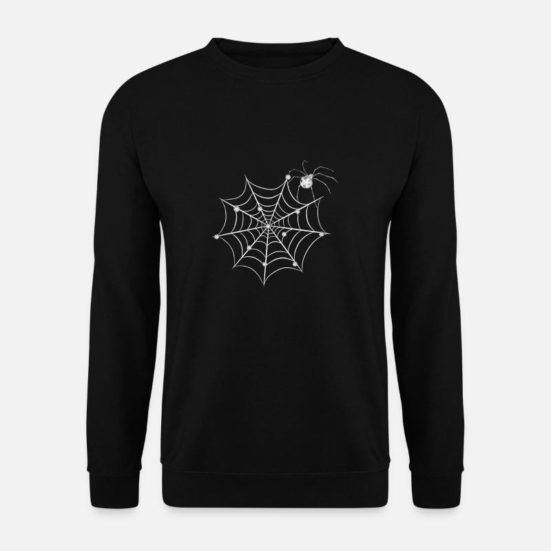 Diamant Spinnennetz - Unisex Pullover - Schwarz