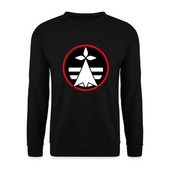 hermine 13 - Sweat-shirt Unisexe - noir - Devant - Alina (178cm) & Michal (187cm)