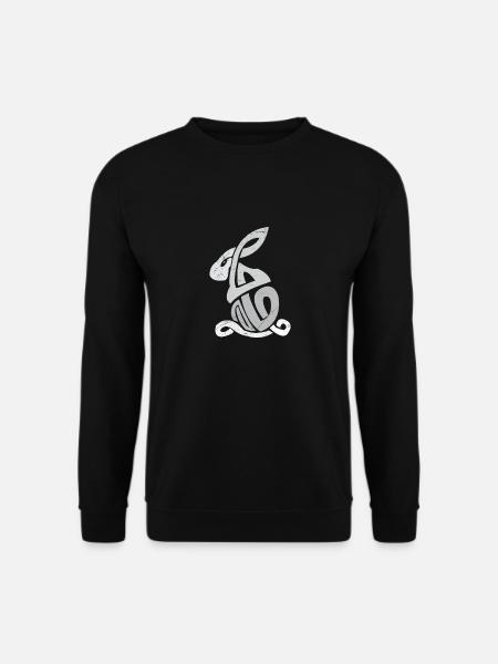 Symboles celtiques Lapin Nodule Celtique - Sweat-shirt Unisexe - noir